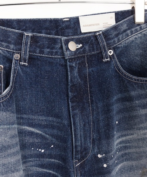 ADAM PATEK(アダムパテック)の「【ADAMPATEK/アダムパテック】washed riot nep selvedge denim 加工パンツ(デニムパンツ・レディース・ブルー・2/1)」の18枚目の写真