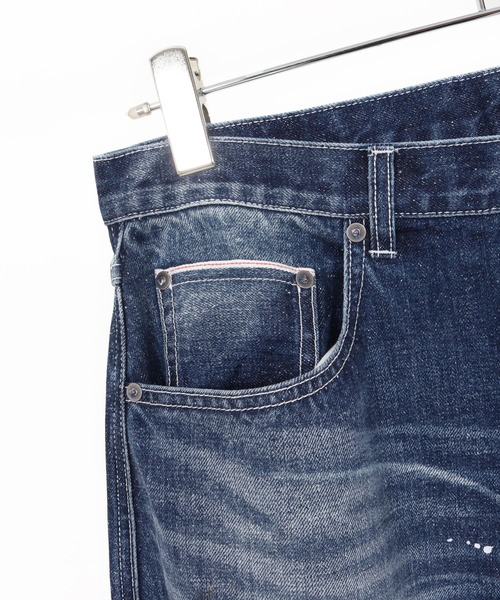 ADAM PATEK(アダムパテック)の「【ADAMPATEK/アダムパテック】washed riot nep selvedge denim 加工パンツ(デニムパンツ・レディース・ブルー・2/1)」の20枚目の写真