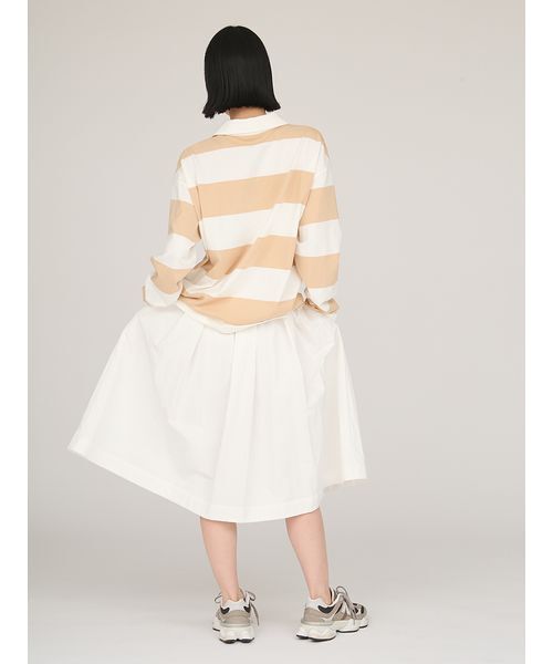 NEW BALANCE（ニューバランス）の「【New Balance for emmi】Rugby Long Sleeve（Tシャツ/カットソー・レディース・ベージュ・S/M）」の9枚目の写真