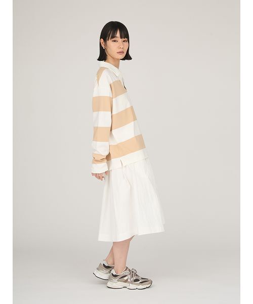 NEW BALANCE（ニューバランス）の「【New Balance for emmi】Rugby Long Sleeve（Tシャツ/カットソー・レディース・ベージュ・S/M）」の12枚目の写真