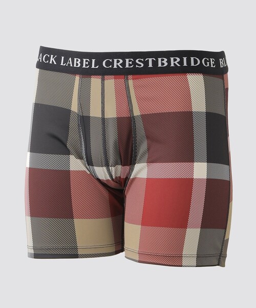 BLACK LABEL CRESTBRIDGE(ブラックレーベル・クレストブリッジ)の「クレストブリッジチェックボクサーパンツ(ボクサーパンツ・メンズ・レッド系その他2・M/L)」の1枚目の写真