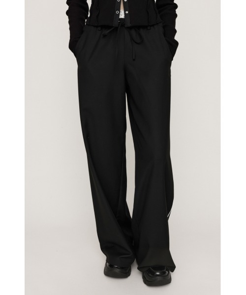 SLY(スライ)の「DOUBLE LOUNGE SLACKS ダブルラウンジ スラックス 秋服 冬服(スラックス・レディース・ブラック/マルチ・FREE)」の1枚目の写真