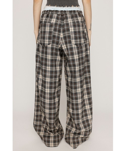 SLY(スライ)の「DOUBLE LOUNGE SLACKS ダブルラウンジ スラックス 秋服 冬服(スラックス・レディース・ブラック/マルチ・FREE)」の9枚目の写真
