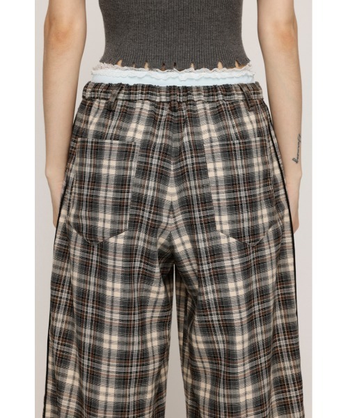 SLY(スライ)の「DOUBLE LOUNGE SLACKS ダブルラウンジ スラックス 秋服 冬服(スラックス・レディース・ブラック/マルチ・FREE)」の11枚目の写真