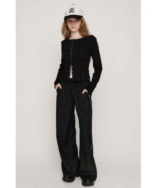 SLY(スライ)の「DOUBLE LOUNGE SLACKS ダブルラウンジ スラックス 秋服 冬服(スラックス・レディース・ブラック/マルチ・FREE)」の12枚目の写真