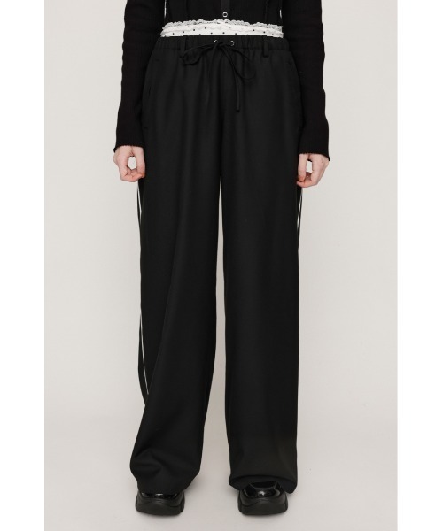 SLY(スライ)の「DOUBLE LOUNGE SLACKS ダブルラウンジ スラックス 秋服 冬服(スラックス・レディース・ブラック/マルチ・FREE)」の15枚目の写真