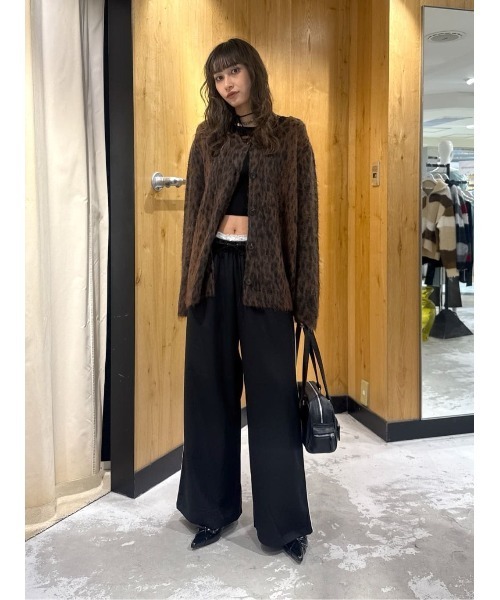 SLY(スライ)の「DOUBLE LOUNGE SLACKS ダブルラウンジ スラックス 秋服 冬服(スラックス・レディース・ブラック/マルチ・FREE)」の19枚目の写真