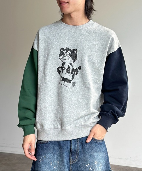 CPCM(シーピーシーエム)の「【ANYMAL】マスコットキャラスウェット(Tシャツ/カットソー・レディース・ブラウン/アイボリー/ブラック/ネイビー/グレー/オレンジ・MEDIUM/LARGE)」の7枚目の写真