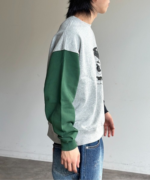 CPCM(シーピーシーエム)の「【ANYMAL】マスコットキャラスウェット(Tシャツ/カットソー・レディース・ブラウン/アイボリー/ブラック/ネイビー/グレー/オレンジ・MEDIUM/LARGE)」の10枚目の写真