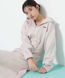 JILL by JILL STUART(ジルバイジルスチュアート)の◇ダイバーフーディーロングワンピース(ワンピース)