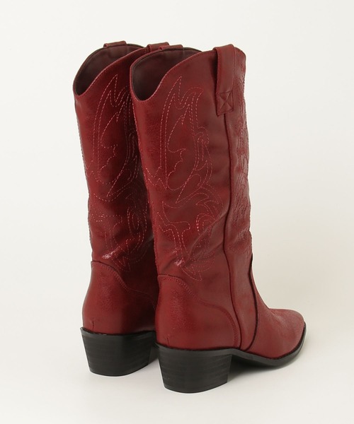 DTYYPE（ドタイプ）の「ウエスタンミドルブーツ（ブーツ・レディース・ブラック/レッド/ブラウン・SMALL/X-LARGE/LARGE/MEDIUM）」の19枚目の写真