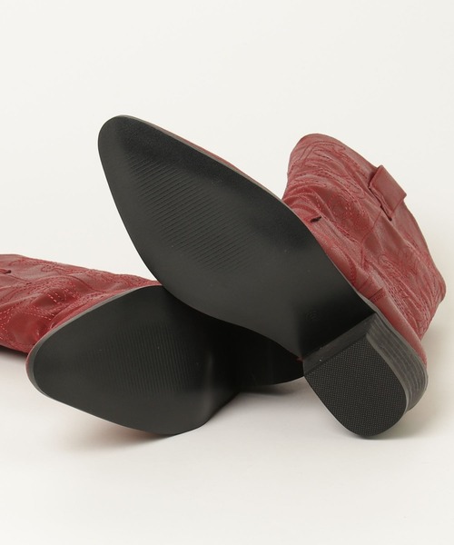 DTYYPE（ドタイプ）の「ウエスタンミドルブーツ（ブーツ・レディース・ブラック/レッド/ブラウン・SMALL/X-LARGE/LARGE/MEDIUM）」の20枚目の写真