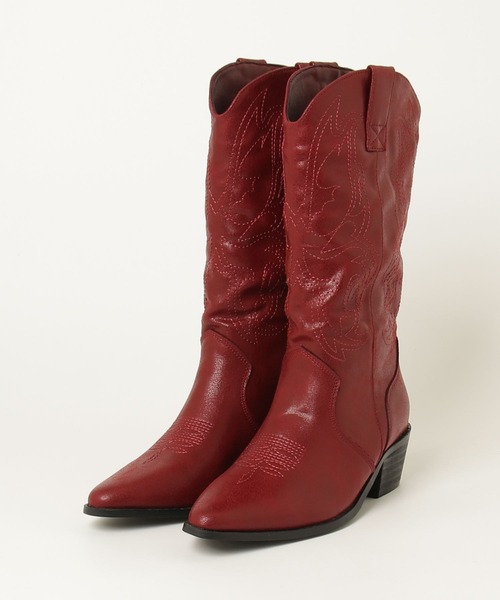 DTYYPE（ドタイプ）の「ウエスタンミドルブーツ（ブーツ・レディース・ブラック/レッド/ブラウン・SMALL/X-LARGE/LARGE/MEDIUM）」の16枚目の写真