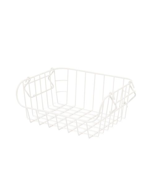 ワイヤーバスケット S ホワイト（ランドリーグッズ）｜Francfranc