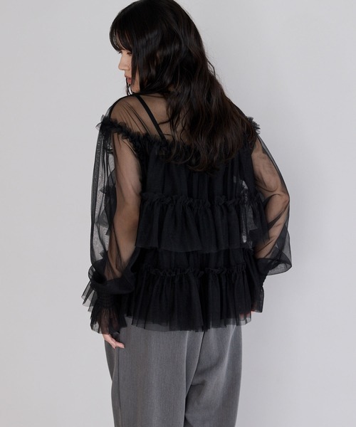 forksy.】【オケージョン対応】シアーティアードフリルキャンディー