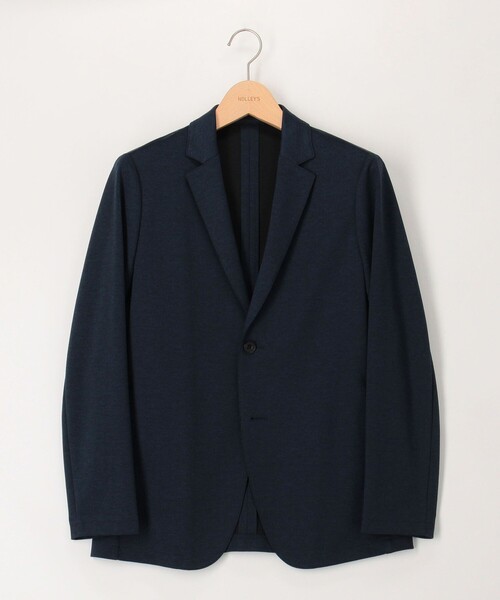 NOLLEY'S LIGHT(ノーリーズライト)の「《ビジカジ/セットアップ対応》カルゼジャージ テーラーカーデ(テーラードジャケット・メンズ・チャコールグレー/ネイビー/インディゴブルー・S/M/L/XL)」の2枚目の写真