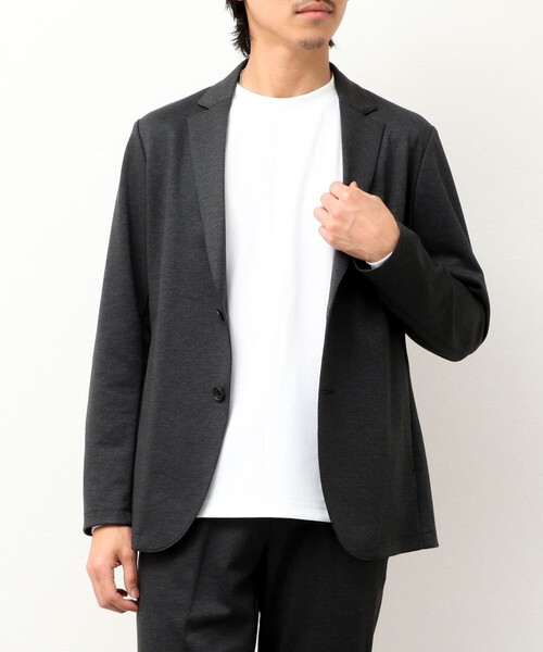 ビジカジ/セットアップ対応》カルゼジャージ テーラーカーデ