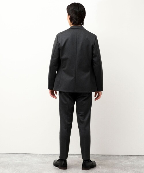 NOLLEY'S LIGHT(ノーリーズライト)の「《ビジカジ/セットアップ対応》カルゼジャージ テーラーカーデ(テーラードジャケット・メンズ・チャコールグレー/ネイビー/インディゴブルー・S/M/L/XL)」の22枚目の写真