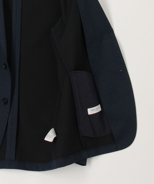 NOLLEY'S LIGHT(ノーリーズライト)の「《ビジカジ/セットアップ対応》カルゼジャージ テーラーカーデ(テーラードジャケット・メンズ・チャコールグレー/ネイビー/インディゴブルー・S/M/L/XL)」の4枚目の写真