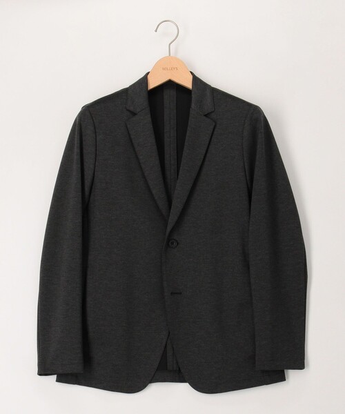 NOLLEY'S LIGHT(ノーリーズライト)の「《ビジカジ/セットアップ対応》カルゼジャージ テーラーカーデ(テーラードジャケット・メンズ・チャコールグレー/ネイビー/インディゴブルー・S/M/L/XL)」の5枚目の写真