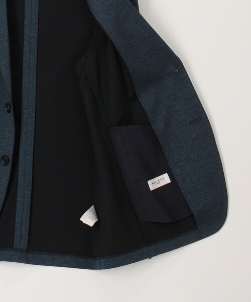 NOLLEY'S LIGHT(ノーリーズライト)の「《ビジカジ/セットアップ対応》カルゼジャージ テーラーカーデ(テーラードジャケット・メンズ・チャコールグレー/ネイビー/インディゴブルー・S/M/L/XL)」の9枚目の写真