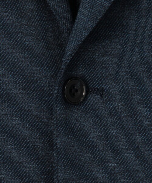 NOLLEY'S LIGHT(ノーリーズライト)の「《ビジカジ/セットアップ対応》カルゼジャージ テーラーカーデ(テーラードジャケット・メンズ・チャコールグレー/ネイビー/インディゴブルー・S/M/L/XL)」の11枚目の写真