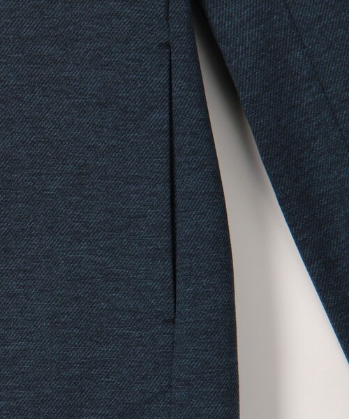 NOLLEY'S LIGHT(ノーリーズライト)の「《ビジカジ/セットアップ対応》カルゼジャージ テーラーカーデ(テーラードジャケット・メンズ・チャコールグレー/ネイビー/インディゴブルー・S/M/L/XL)」の14枚目の写真