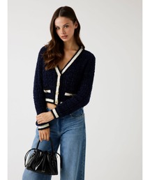 Guess | Long Sleeves V-neck Aomori Tape Yarn Cardi カーディガン(カーディガン/ボレロ)