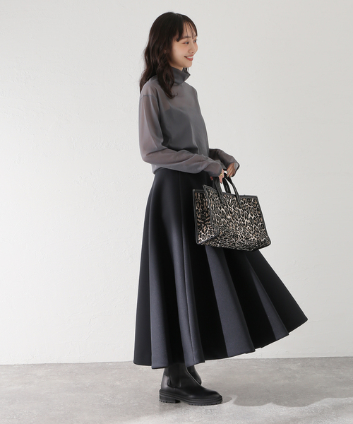 journal standard L'essage（ジャーナルスタンダードレサージュ）の「シアータートルネックトップス（Tシャツ/カットソー・レディース・ブラック/グレー/ベージュ・FREE）」の20枚目の写真