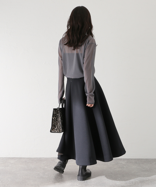 journal standard L'essage（ジャーナルスタンダードレサージュ）の「シアータートルネックトップス（Tシャツ/カットソー・レディース・ブラック/グレー/ベージュ・FREE）」の21枚目の写真