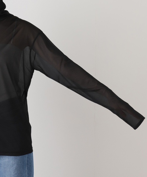 journal standard L'essage（ジャーナルスタンダードレサージュ）の「シアータートルネックトップス（Tシャツ/カットソー・レディース・ブラック/グレー/ベージュ・FREE）」の8枚目の写真