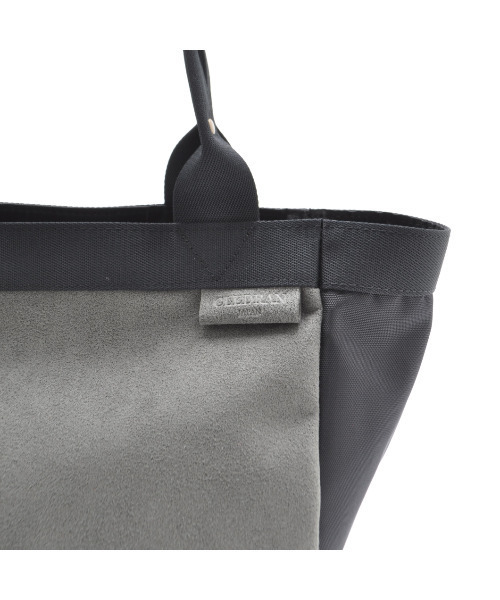 CLEDRAN(クレドラン)の「【ナイロン × スエード調 】CL3871 LANG COMBI TOTE(トートバッグ・レディース・アイボリー/モカ/グレー・FREE)」の6枚目の写真
