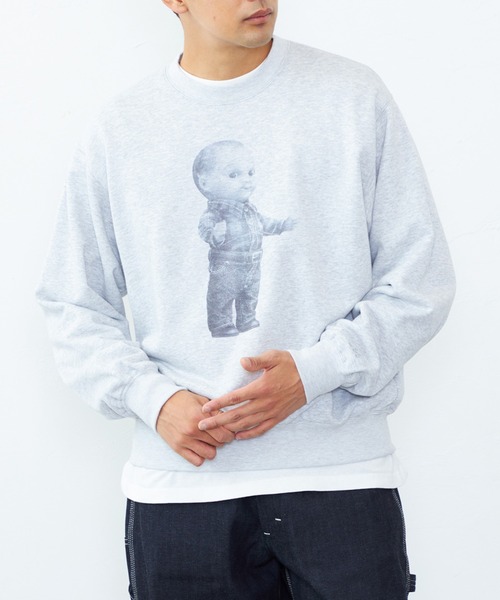 20471120 プリントスウェット プリントスウェット(110 レッド): トップス｜Right-on公式