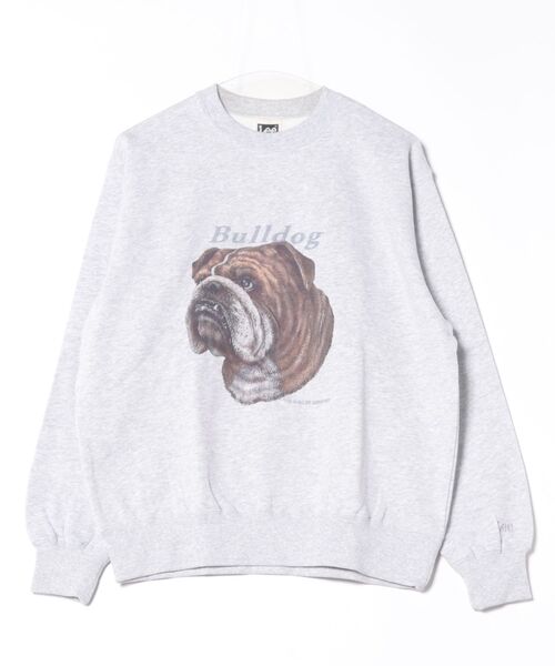 Lee(リー)の「Lee/リー VINTAGE PRINT SWEAT/プリントスウェット(スウェット・メンズ・グレー/グレー系その他2/グレー系その他3・MEDIUM/LARGE/X-LARGE/SMALL)」の5枚目の写真