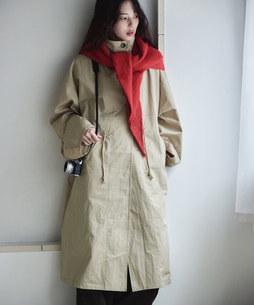 スタンドカラーミリタリーコート（モッズコート）｜etoll.（エトル）の