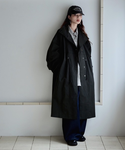 スタンドカラーミリタリーコート（モッズコート）｜etoll.（エトル）の