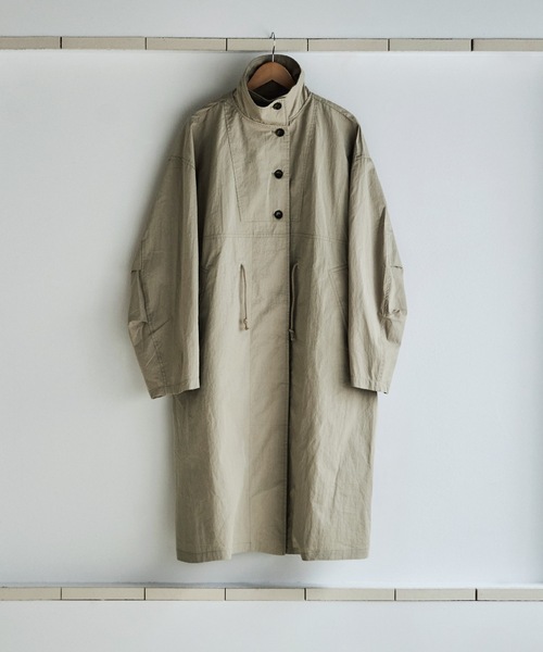 スタンドカラーミリタリーコート（モッズコート）｜etoll.（エトル）の