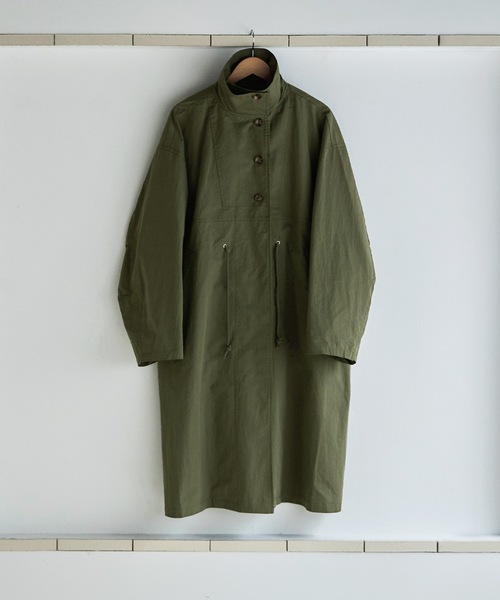 スタンドカラーミリタリーコート（モッズコート）｜etoll.（エトル）の