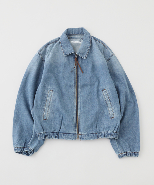 セール】リヨセル ブレンド デニム ボックス ブルゾン（ブルゾン