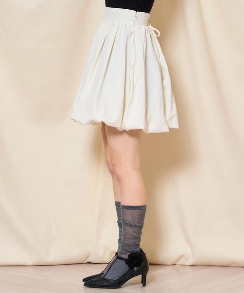 WILLSELECTION(ウィルセレクション)の「バルーンミニスカート(スカート・レディース・ブラック/オフホワイト/チャコールグレー/ピンク・FREE)」の6枚目の写真