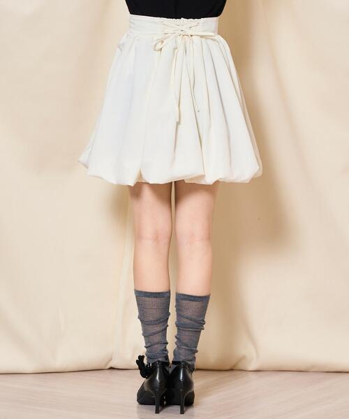 WILLSELECTION(ウィルセレクション)の「バルーンミニスカート(スカート・レディース・ブラック/オフホワイト/チャコールグレー/ピンク・FREE)」の7枚目の写真