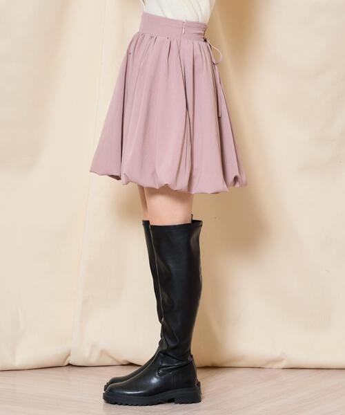 WILLSELECTION(ウィルセレクション)の「バルーンミニスカート(スカート・レディース・ブラック/オフホワイト/チャコールグレー/ピンク・FREE)」の13枚目の写真