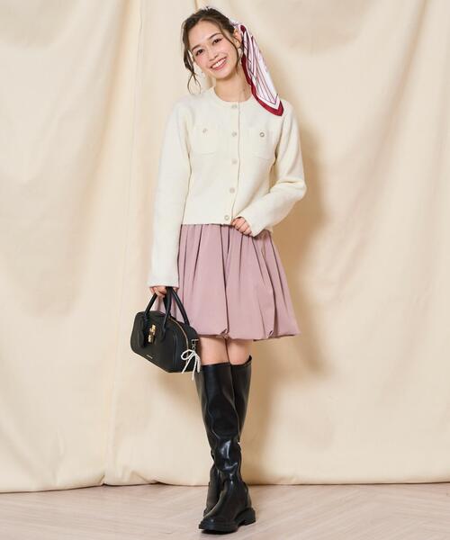 WILLSELECTION(ウィルセレクション)の「バルーンミニスカート(スカート・レディース・ブラック/オフホワイト/チャコールグレー/ピンク・FREE)」の18枚目の写真