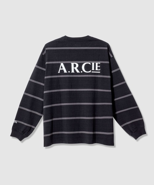 AMERICAN RAG CIE(アメリカンラグシー)の「【AMERICAN RAG CIE】90's ボーダーTEE(ユニセックス)(その他トップス・レディース・ライトグレー/ブラック・LARGE/MEDIUM)」の1枚目の写真