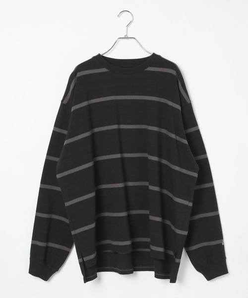 AMERICAN RAG CIE(アメリカンラグシー)の「【AMERICAN RAG CIE】90's ボーダーTEE(ユニセックス)(その他トップス・レディース・ライトグレー/ブラック・LARGE/MEDIUM)」の5枚目の写真