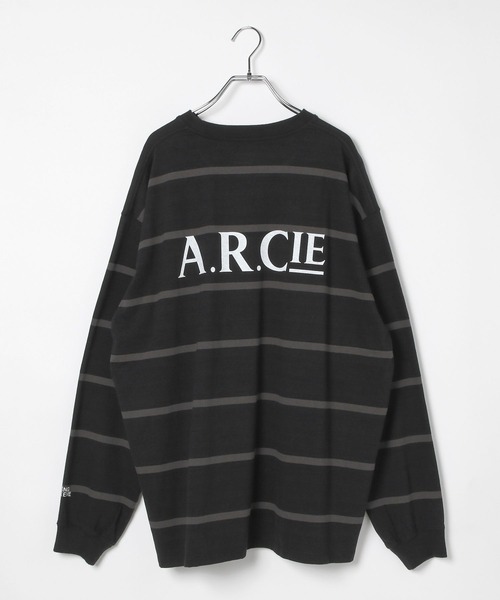 AMERICAN RAG CIE(アメリカンラグシー)の「【AMERICAN RAG CIE】90's ボーダーTEE(ユニセックス)(その他トップス・レディース・ライトグレー/ブラック・LARGE/MEDIUM)」の6枚目の写真