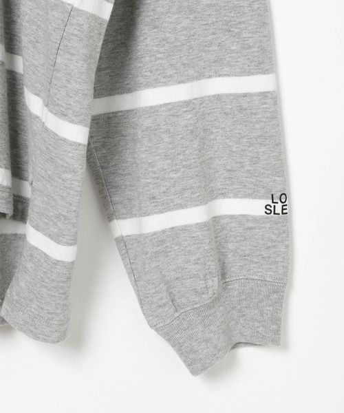 AMERICAN RAG CIE(アメリカンラグシー)の「【AMERICAN RAG CIE】90's ボーダーTEE(ユニセックス)(その他トップス・レディース・ライトグレー/ブラック・LARGE/MEDIUM)」の9枚目の写真