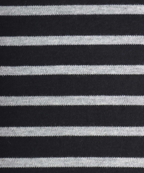 Salong hameu（サロン ハミュー）の「プレミアムコットンを使用した無地・ボーダー長袖Tシャツ/ロンT レディース（Tシャツ/カットソー・レディース・オフホワイト/ワイン系/ネイビー系/ブラック/ホワイト系/グリーン系/ベージュ系/ブラック系・M/L/LL）」の21枚目の写真