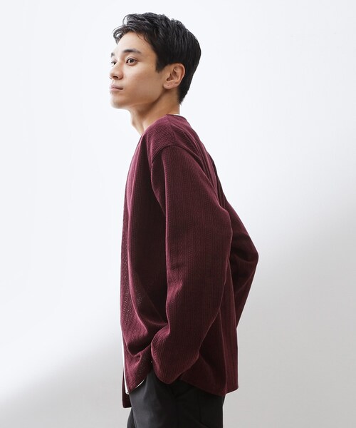 セール】【セットでお買い得！】モールニットカーディガン＋長袖T