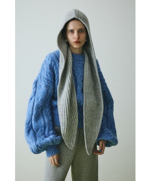 完売品　ヘリンドットサイ　HeRIN.CYE Knit muffler cap Knit muffler cap ニットマフラーキャップ（マフラー）｜HeRIN.CYE